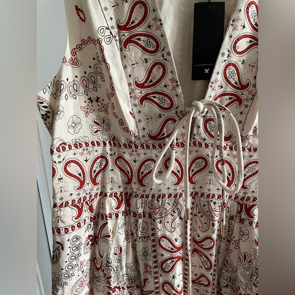 NWT Christian Lacroix Paisley Print Dress - Picture 3 of 6